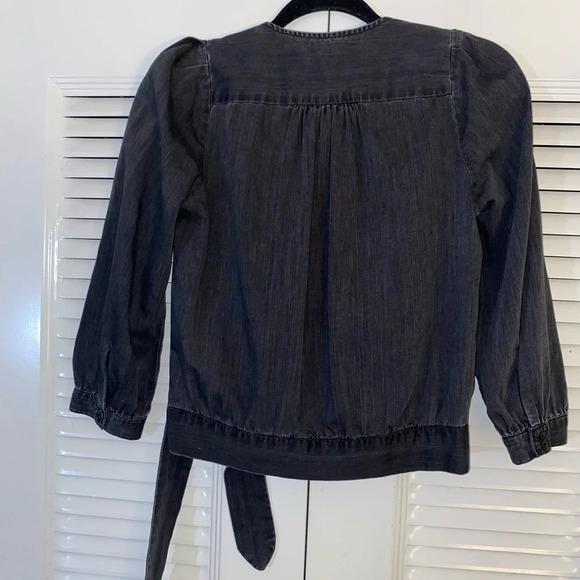 Madewell wrap denim shirt - Picture 5 of 5